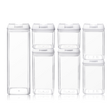 12 Pcs Acrylic Storage Jar Containers