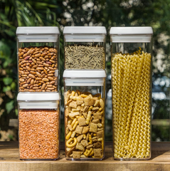 5 Pcs Acrylic Storage Jar Containers