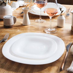 White Nara Plate | Set of 6