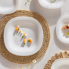 White Nara Plate | Set of 6