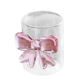 Pink Bow Glass