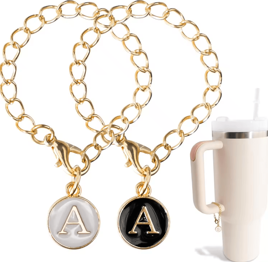 Gold Letter Charm - Netai