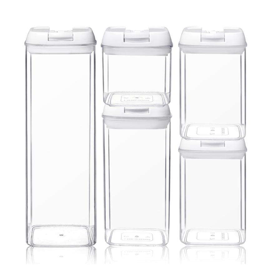 12 Pcs Acrylic Storage Jar Containers