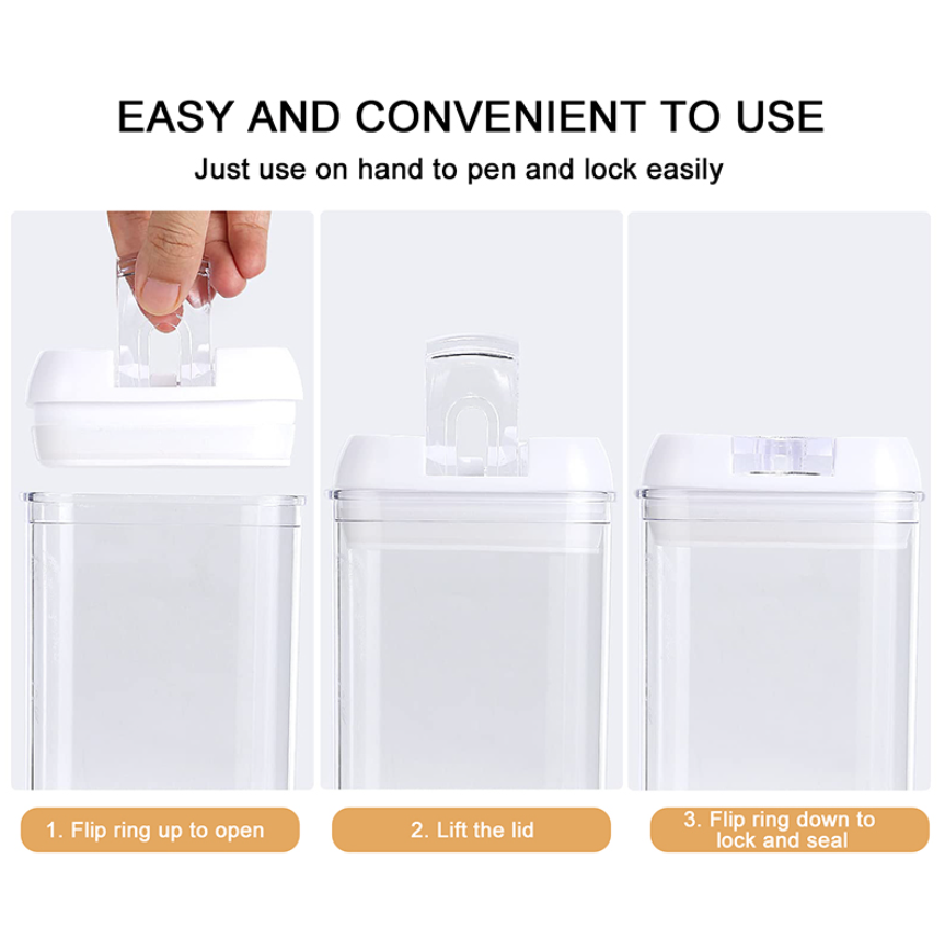 12 Pcs Acrylic Storage Jar Containers