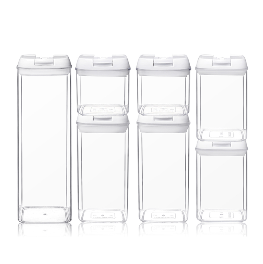 12 Pcs Acrylic Storage Jar Containers