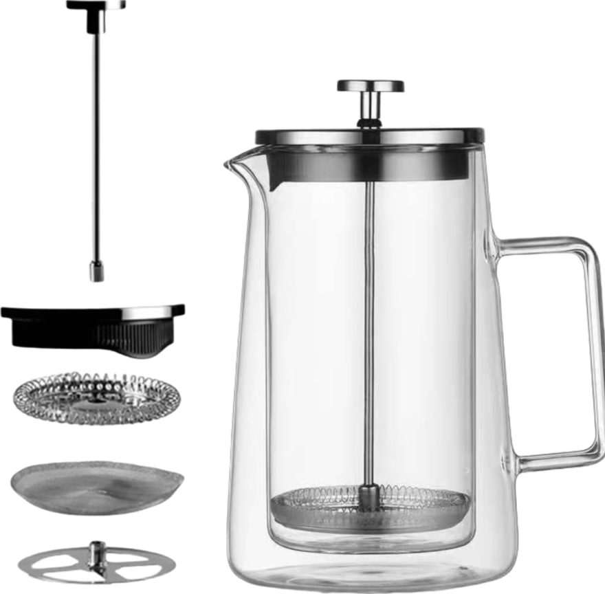 Double-Wall French Coffee Press | 1 Litre