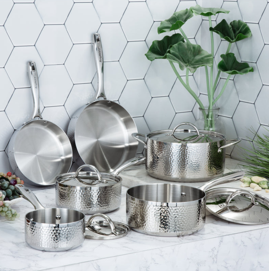 Harlow Stainless Steel Cookware Set | 10 Pieces