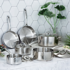 Harlow Stainless Steel Cookware Set | 10 Pieces