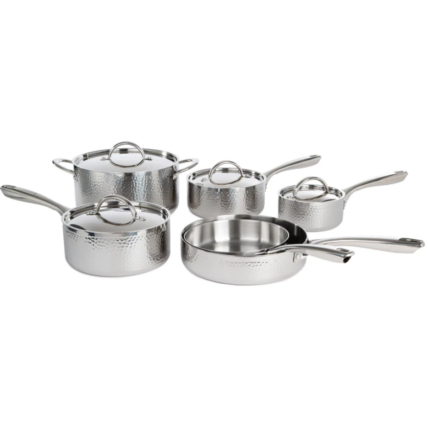 Harlow Stainless Steel Cookware Set | 10 Pieces