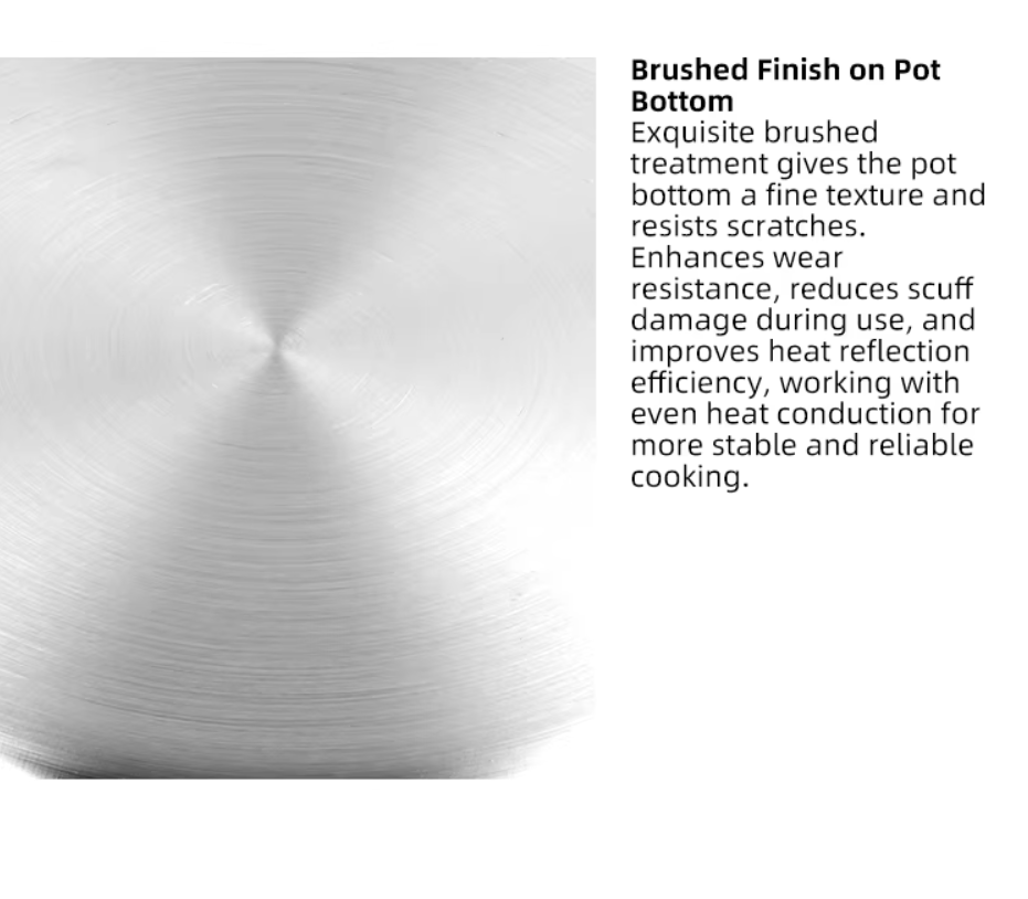 Maple Stainless Steel Cookware Set | 8 Pcs