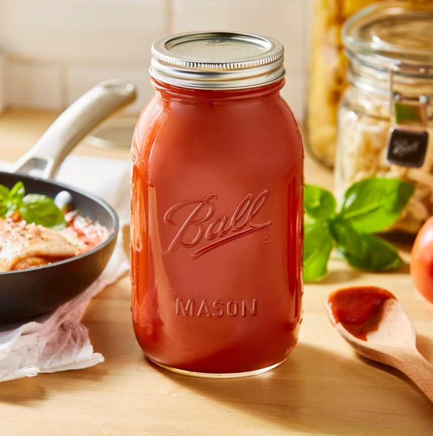 1 Litre Mason Jar | Set of 4