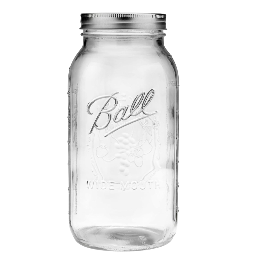 1 Litre Mason Jar | Set of 4