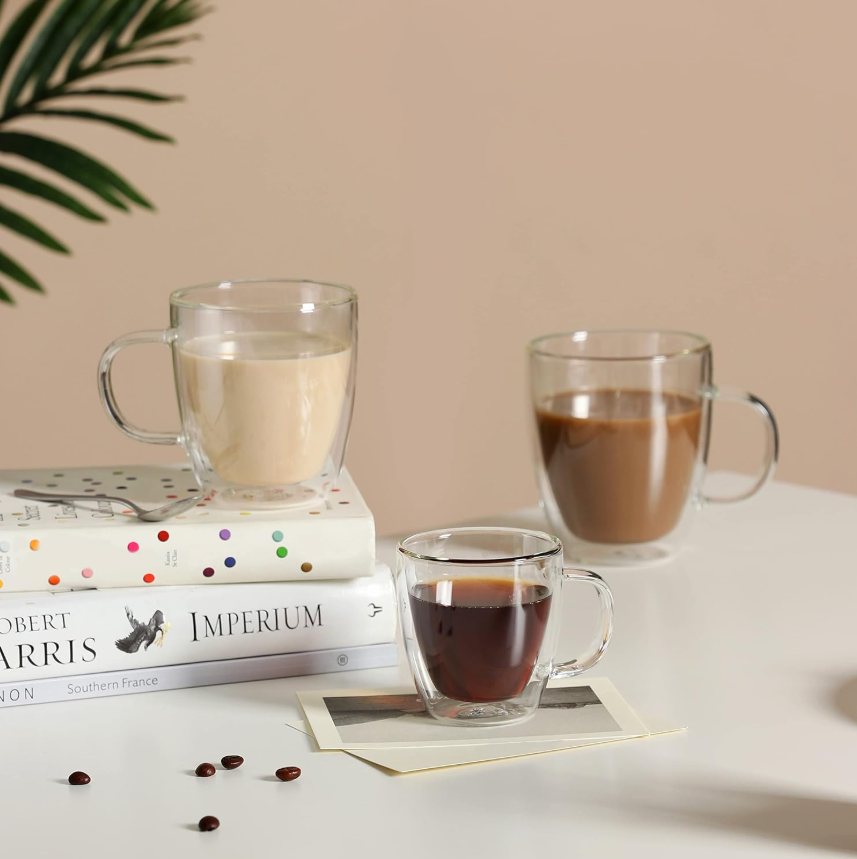 Double Wall Glass Mug | 350 mls