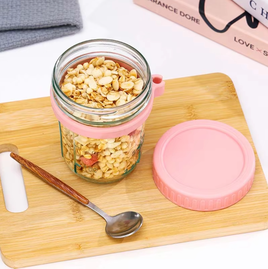 Overnight Oats Glass Jar | Pack of 4
