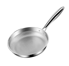 Pearl Hammered Pan | Stainless Steel Skillet