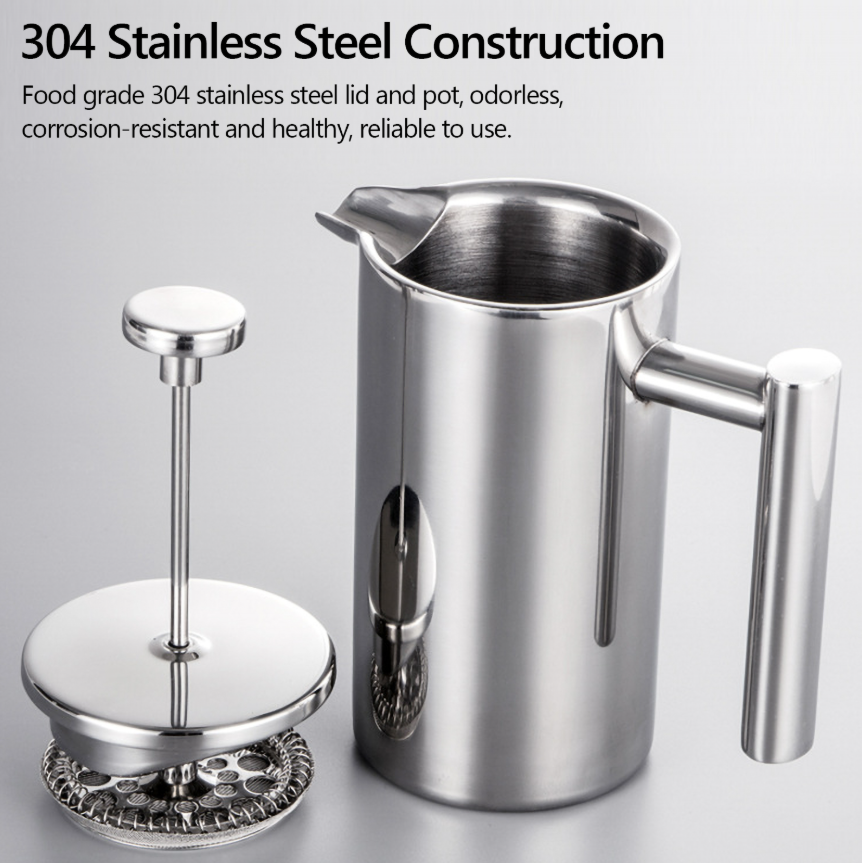 Stainless Steel French Coffee Press